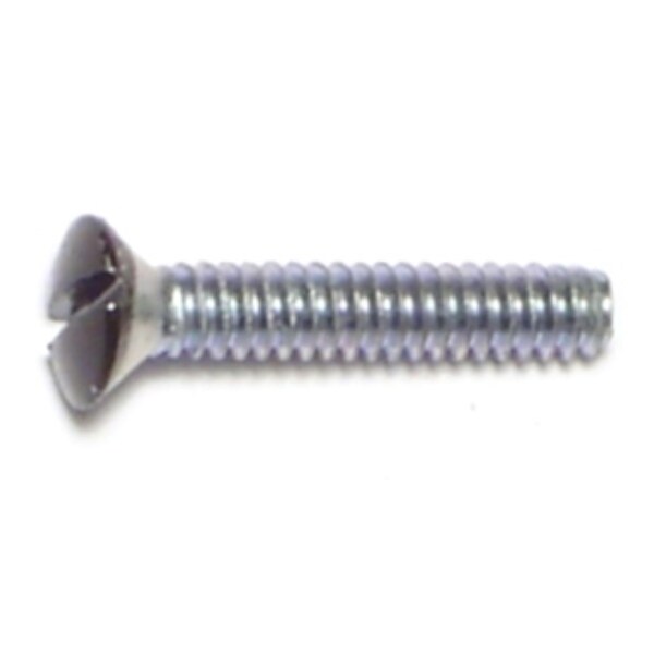 Midwest Fastener #6-32 x 3/4 in Slotted Oval Machine Screw, Zinc Brown Steel, 20 PK 68562 - main